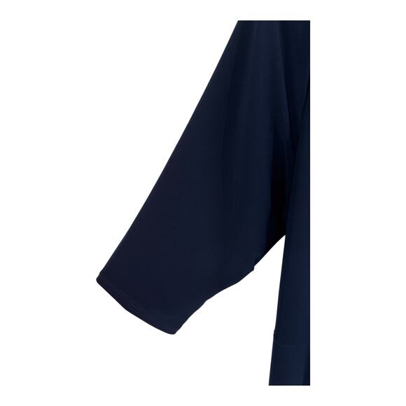 Kiyonna Dress Whimsy ruffled midi wrap blue size 2X - Picture 3 of 5